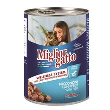 Miglior Gatto Somon Balıklı 405 gr Kedi Konservesi