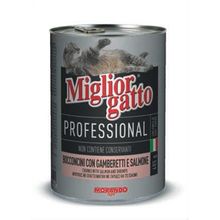 Miglior Gatto Somon Balıklı ve Karidesli 405 gr Kedi Konserve