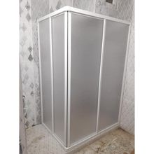 Mika ND405 120 x 80 cm Teknesiz Plastik Camlı Duşakabin