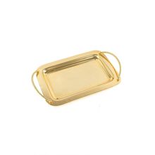Mikasa Moor 35x21x2 cm Gold Metal Tepsi