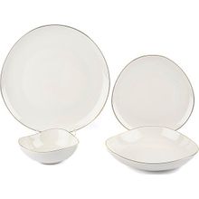 Mikasa Moor Triangular Gold 24 Parça 6 Kişilik Yemek Takımı