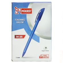 Mikro M-25 Mavi Tükenmez Kalem