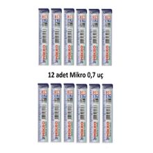 Mikro Min 0.7 2b Dereceli Cetvelli 12'li Kalem Ucu