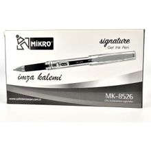 Mikro MK-8526 Jel Mürekkep 1 mm 12'li Paket İmza Kalemi