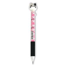 Mikro MP-522 Beyaz Kedi Başlıklı Pembe 0,7 mm Yandan Basmalı Versatil Kalem
