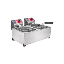 Miletto MF10 5+5 lt Elektrikli Sanayi Tipi Paslanmaz Çelik Fritöz