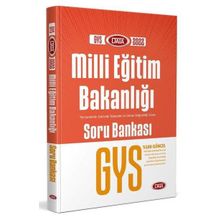 Milli Eğitim Bakanlığı Gys Soru Bankası - Data Yayınları