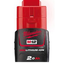 Milwaukee T4932430064 M12B2 12 V 2.0 Ah Redlithium-ION Akü