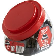 Milwaukee T4932430478 Hex 1/4 60 mm 100'lü Manyetik Kavanoz Bits Uç Tutucu