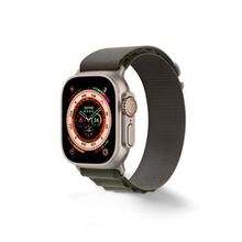 Minesk Siyah Yeşil Apple Watch Uyumlu 42 mm 44 mm 45 mm 49 mm 1/2/3/4/5/6/Se/7/8/Ultra Akıllı Saat Alpine Loop Kordon ve Kayışı