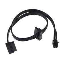 Mini 4 Pin To 2x Sata Ssd Power Supply Anakart Hdd Güç Kablosu