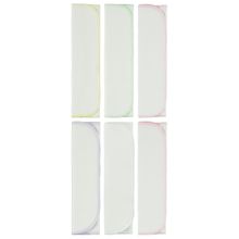 Minidamla 20x20 cm Pembe Bebek 6'lı Ağız Mendili