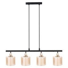 Minimal E-Ticaret Lambent Line Maxi Plafonyer Çift Katmanlı Cam Beyaz Gold Avize