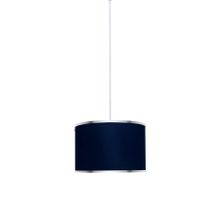 Minimal E-Ticaret Viscose 30x30x21 Lacivert Kumaş Avize