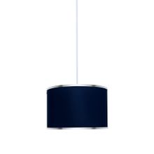 Minimal E-Ticaret Viscose 40x40x21 Lacivert Kumaş Avize