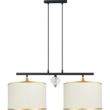 Minimal Lambent Line Crystal Plafonyer Kumaş Bej Avize