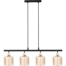 Minimal Lambent Line Maxi Plafonyer Kumaş Bal Cam Avize