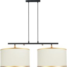Minimal Lambent Line Mega Plafonyer Kumaş Bej Avize