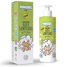 Minoris Baby Parfümsüz Vegan 400 ml Organik Bebek Saç ve Vücut Şampuanı