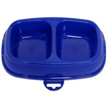 Mio 2 x 0.4 lt 2'li Küçük Plastik Kedi ve Köpek Mama Kabı
