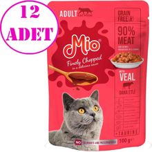 Mio Dana Etli 12x100 gr Konserve Kedi Maması