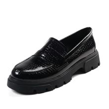 Mio Gusto MG100021218 Andrea Siyah Kadın Loafer Ayakkabı