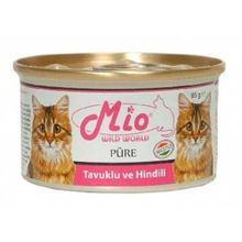 Mio Tavuklu ve Hindili 85 gr Yetişkin Kedi Konserve
