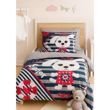 Mira Home Sailor %100 Pamuklu Yenidoğan Erkek Bebek Nevresim Takımı