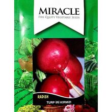 Miracle 10 gr Tohum İri Toros Kırmızısı Turp Tohumu