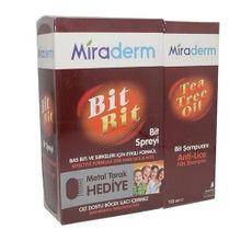 Miraderm Tea Tree Oil 150 ml Şampuan + 100 ml Bit Spreyi