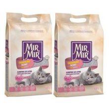 MırMır 2x10 lt Hoş Kokulu İnce Taneli Topaklaşan Kedi Kumu