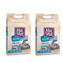 MırMır Multi Cat 2x10 lt Bentonit Topaklanan Kedi Kumu