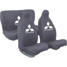 Mirsepet Mitsubishi Carisma Oto Koltuk Koruyucu Tam Uyum Set - Gri