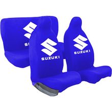 Mirsepet Suzuki Baleno Oto Koltuk Koruyucu Tam Uyum Set - Mavi