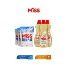 Miss Arap Sabunu 3x1 lt + 3x500 ml Soda Plus