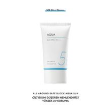 Missha All Around Safe Block Aqua Sun Gel SPF50+ PA++++ 50 ml Su Bazlı Nemlendirici Güneş Koruyucu Jel