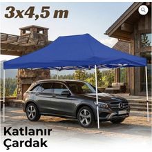 Missidea 3×4,5 Makaslı Katlanır Çardak Mavi
