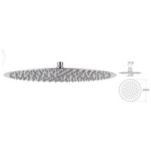 Mistillo MTD08 Slim 304 Paslanmaz Metal Tepe Duş Başlığı