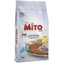 Mito Mix Adult Cat Tavuklu ve Balıklı Renkli Taneli 2x1 KG Kedi Maması