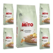 Mito Tavuklu 5x1 kg Yetişkin Kedi Maması
