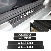 Mitsubishi L200 4 Adet Karbon Kapı Eşiği Sticker