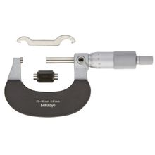 Mitutoyo 102-302 25-50 mm 0,01 mm Isı Yalıtım Çerçeveli Sağlam Tip Dış Çap Mikrometre