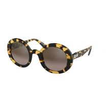Miu Miu Mu06us 7s0qz9 Oval Leopar Kadın Güneş Gözlüğü