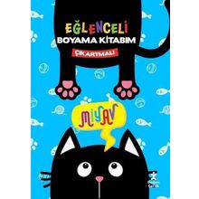 Miyav Eğlenceli Boyama Kitabım - Çıkartmalı - Doğan Çocuk
