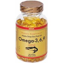 Mnk Omega 3-6-9 1000 mg 100 Kapsül Balık Yağı
