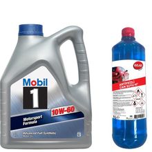Mobil 1 10W-60 4 Lt Motor Yağı + Cam Suyu