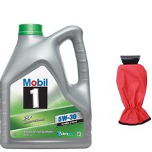 Mobil 1 ESP 5W-30 Tam Sentetik 4 lt Motor Yağı + Gojo Buz Kazıyıcı Eldiven