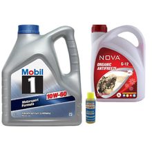 Mobil 1 Motorsport Formula 10W-60 Tam Sentetik 4 lt Motor Yağı + 1 lt Nova Super Antifriz + Cam Suyu