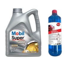 Mobil Super 3000 X1 5w-40 4lt Motor Yağı + Dizel Katkı + Cam Suyu