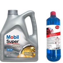 Mobil Super 3000 X1 Formula FE 5W-30 4 + 1lt Motor Yağı + Cam Suyu